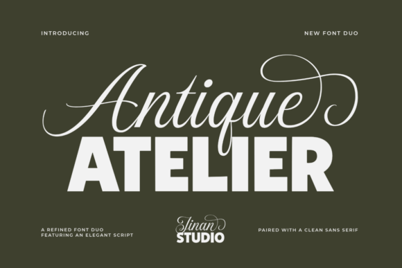 Antique Atelier Duo: A Font for Timeless Branding