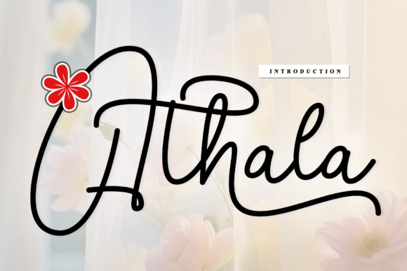 Athala: A Script Font That Elevates Digital Branding