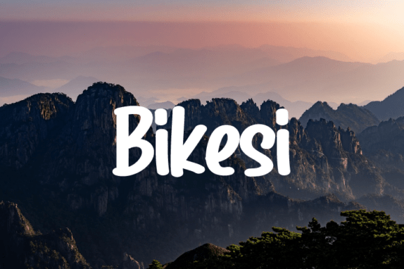 Bikesi: A Versatile Font for Editorial Design and Branding