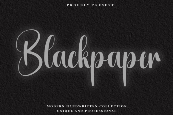 Blackpaper: The Font That Elevates Your Brand