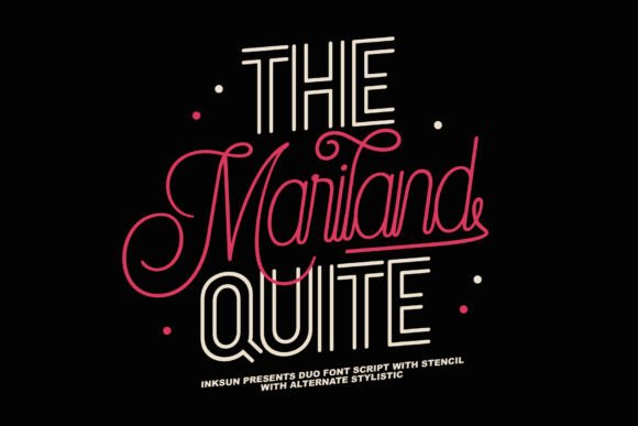 Boost Your Brand with The Mariland Quite Font