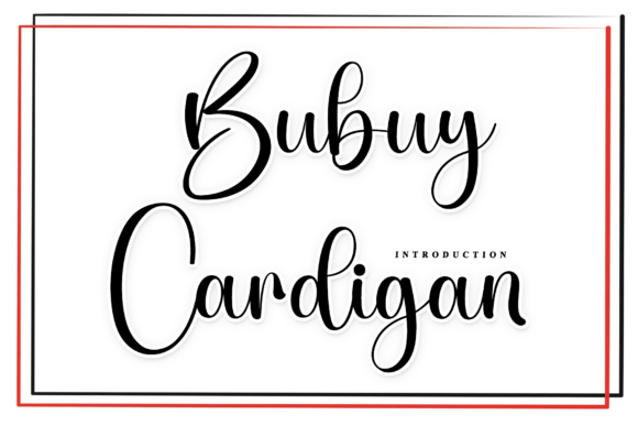 Bubuy Cardigan: A Timeless Script Font for Impactful Digital Design