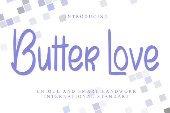 Butter Love: The Font That Elevates Your Brand