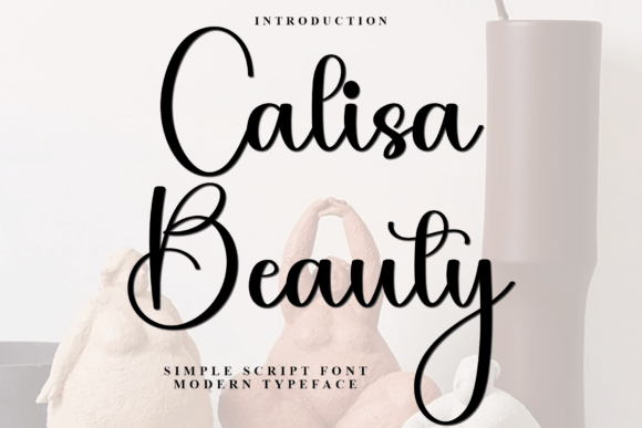 Calisa Beauty: A Festive Script Font for Digital Design