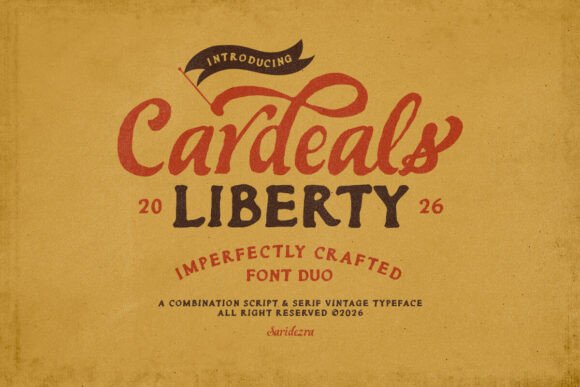 Cardeals: A Bold Script Font for Handmade Crafters