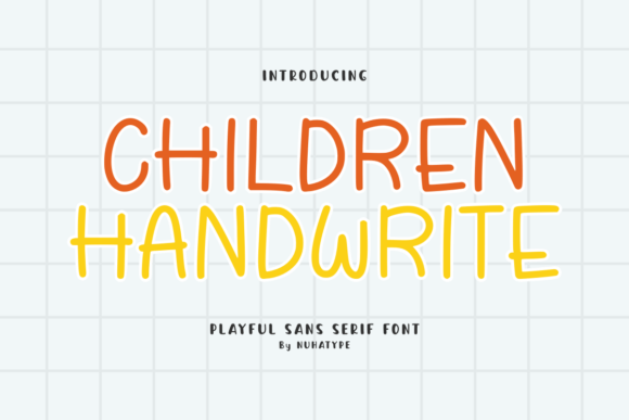 Children Handwrite: A Warm Font for Creative Crafters