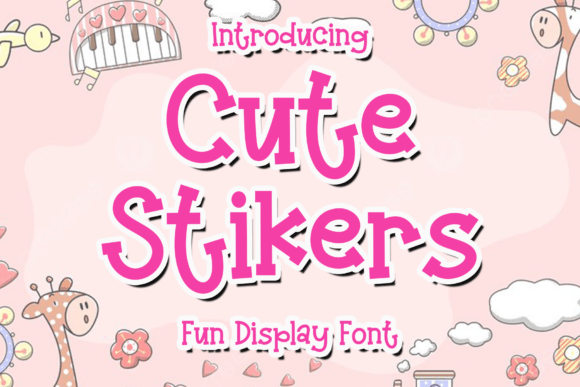 Cute Stikers: A Script Font for Modern Branding and Digital Campaigns