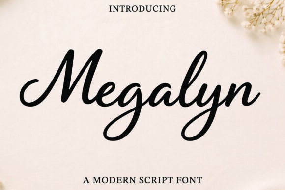Enhance Your Brand with Megalyn Script Font