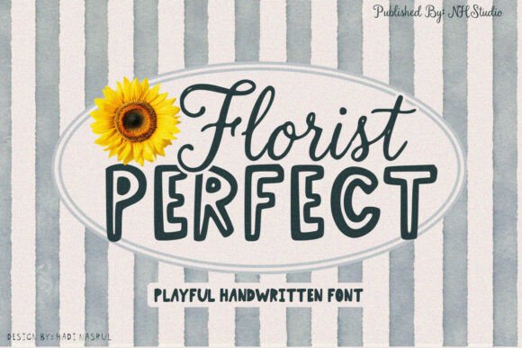 Florist Perfect: A Playful Handwritten Font for Branding Projects