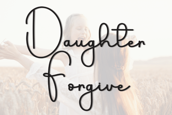 Font That Speaks: How Daughter Forgive Elevates Campaign Design