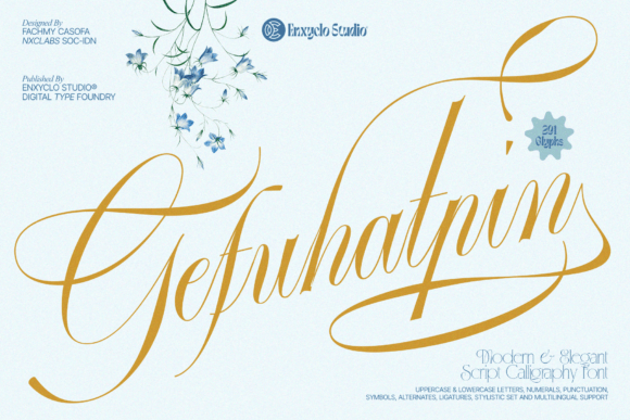 GEFUHATPIN: A Font That Speaks in Elegance