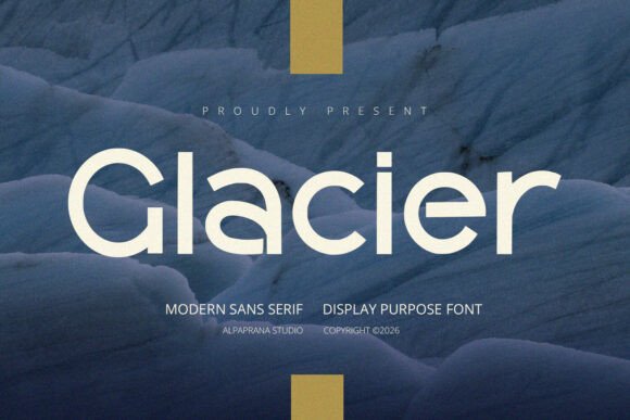 Glacier: A Font for Modern Editorial Design