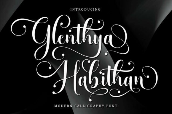 Glenthya Habithan: A Script Font for Crafters and Designers