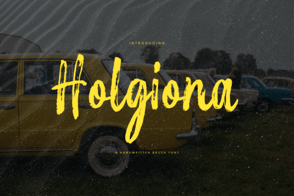 Holgiona: A Versatile Display Font for Editorial Design