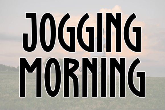 Jogging Morning: Elevate Your Brand with a Modern Script Font