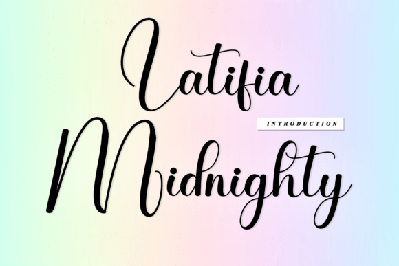Latifia Midnighty: A Timeless Script for Editorial Design