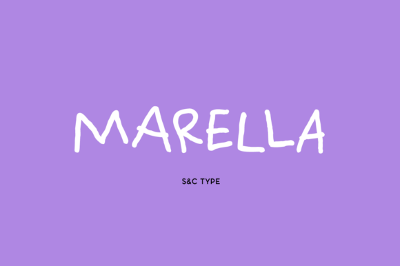 Marella: A Font That Breathes Life into Handmade Creations