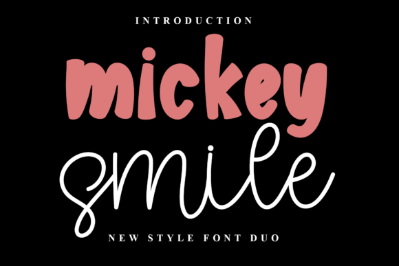 Mickey Smile: A Festive Font for Seasonal Campaigns