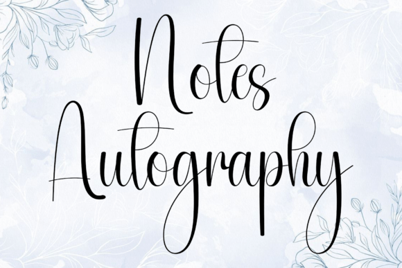 Notes Autography: A Font That Speaks in Script