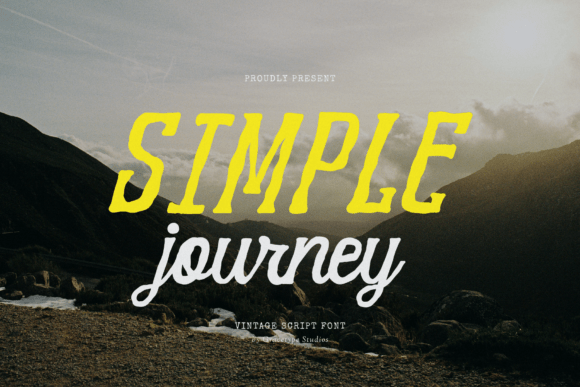 Simple Journey: A Timeless Script Font for Digital Design