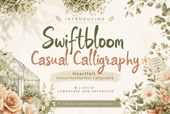 Swiftbloom: A Script Font for Editorial Elegance
