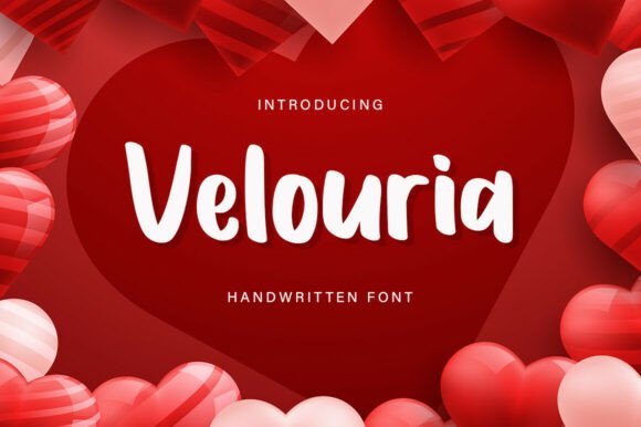 Velouria: A Font for Crafting with Grace